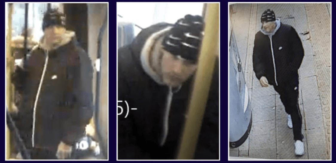 After A £450 Mountain Bike Was Stolen From A Tram Stop, Police Have Released An Image Of A Man They Want To Find