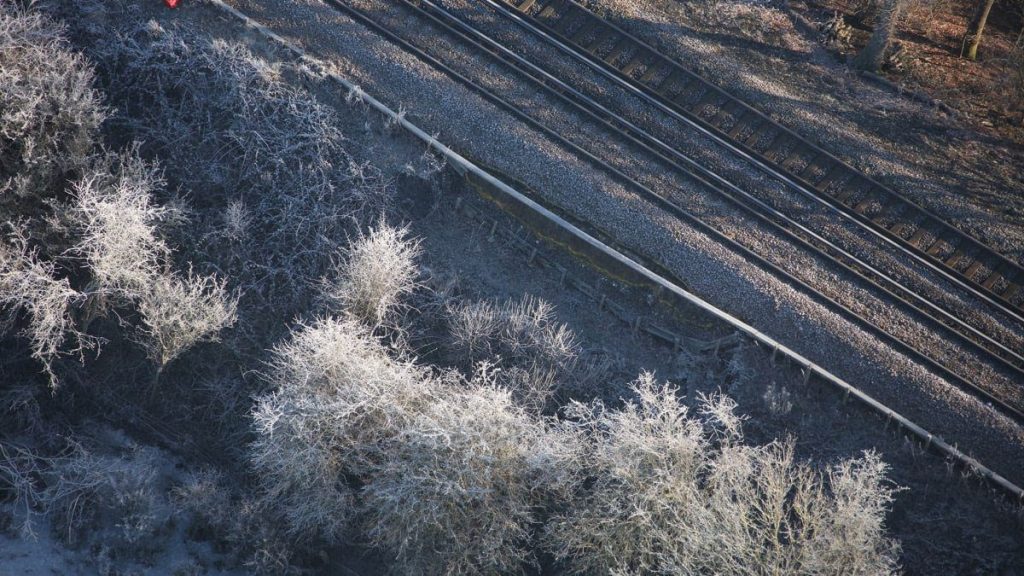 Engineers Begin Repairs To Lingfield Landslip, Which Closed The Railway Between Hurst Green And East Grinstead
