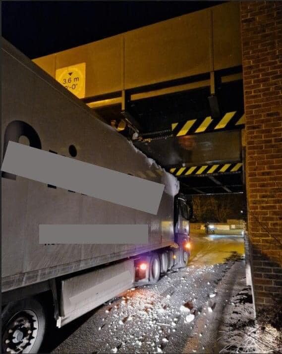 Update: Truck Gets Stuck Under Railway Bridge In Barnham
