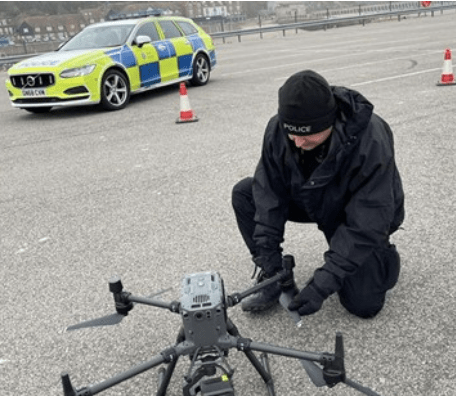 Officers Used Local Knowledge And A Drone To Track Down A Stolen Range Rover In The Countryside Near Maidstone