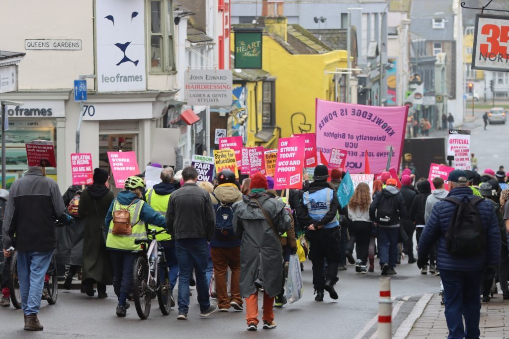 'march For Education' In Brighton