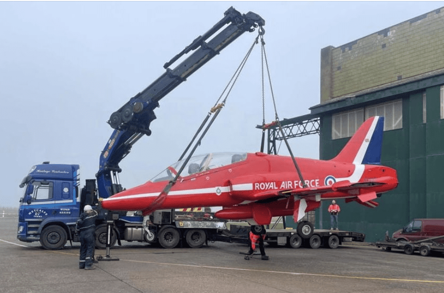 Two Retired Red Arrows Aircraft From Raf Scampton Are Being Auctioned Following The Closure Of The Base