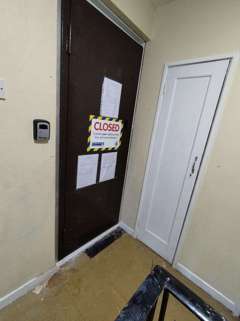 Police And Council Secure Premises Closure Order For Property In Eastbourne