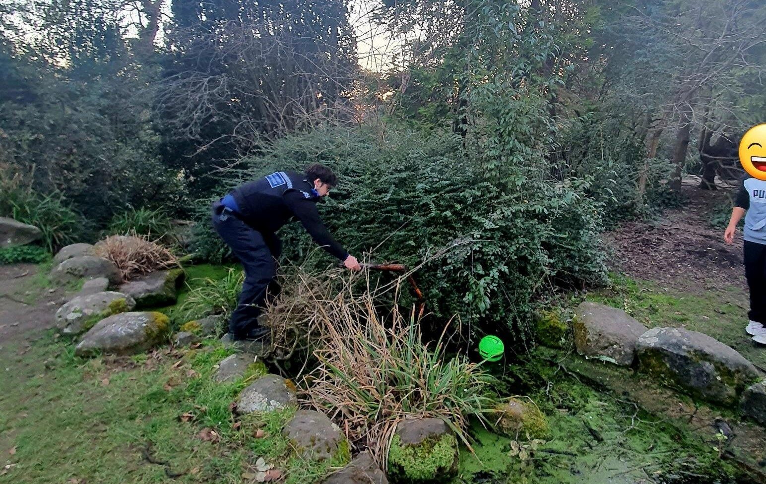 Pcso's Dynamic Risk Assessment Leads To Successful Ball Retrieval Mission