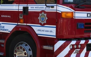 West Sussex Fire And Rescue Service Responds To Midday Blaze In Littlehampton
