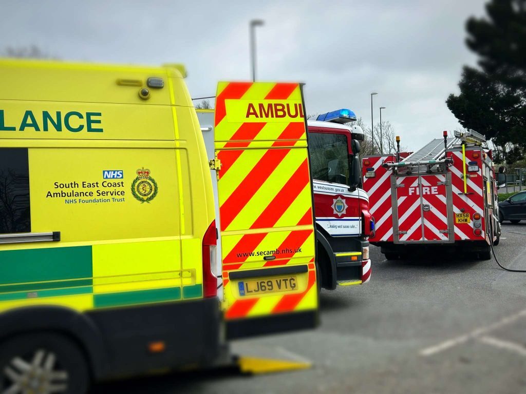 Two Vehicle Collision In Littlehampton Causes Road Closure On A259
