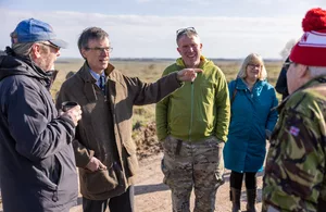Minister For Defence People And Veterans Meets Veterans Taking Part In Archaeological Dig On Salisbury Plain Training Area