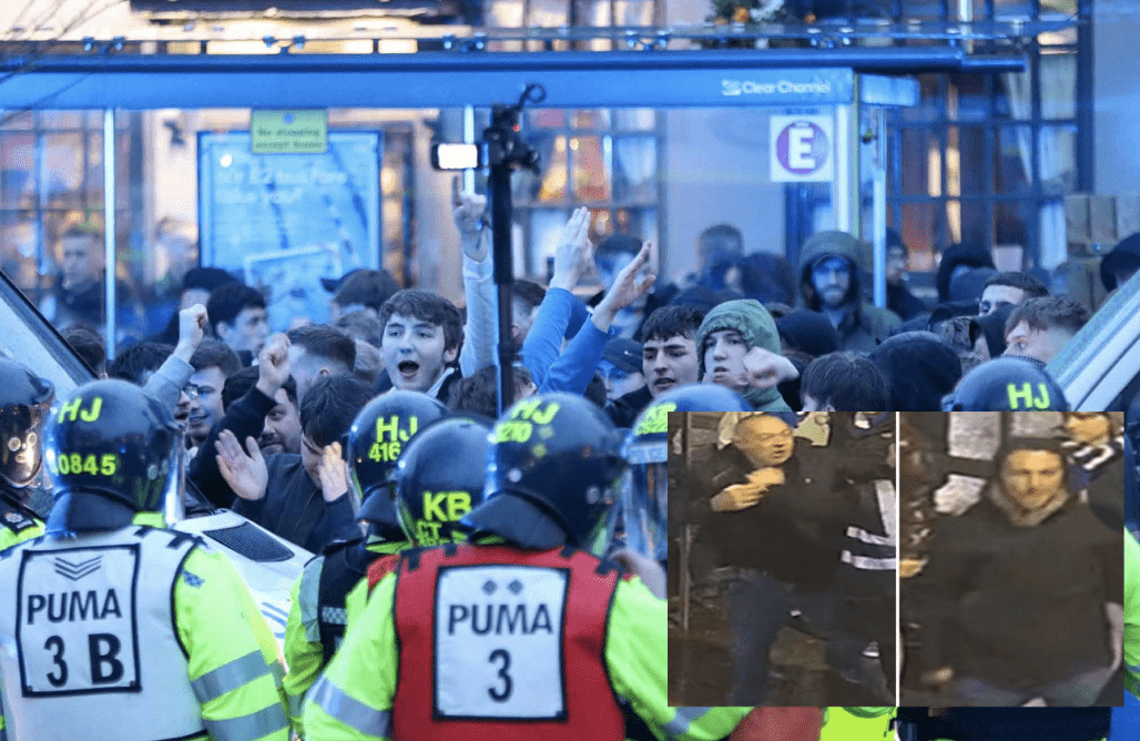 Two Men Bailed And Police Looking To Id Two Others After Brighton Vs Crystal Palace Disorder