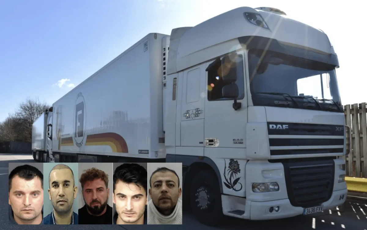 Five-Brit Gang Jailed for Smuggling Migrants Including 13-Year-Olds in Chilled Lorry at Portsmouth Port