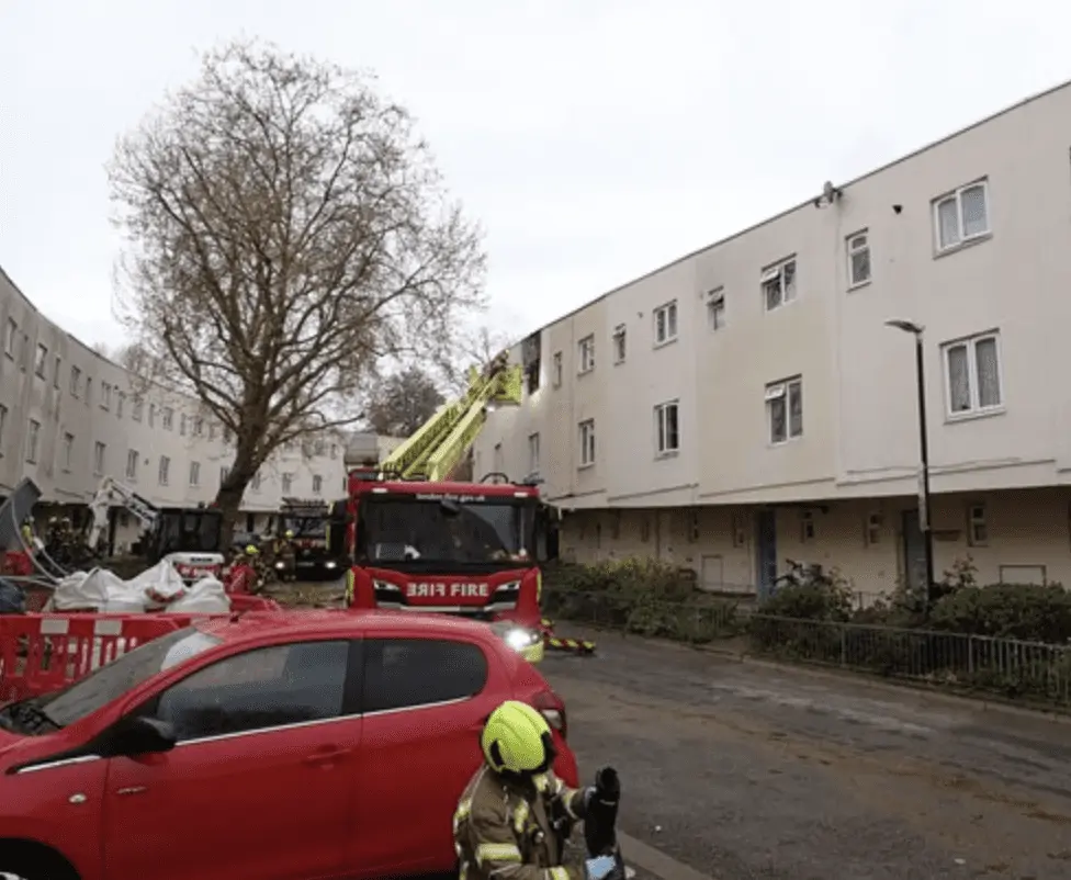 Holloway House Fire Ravages Upper Floor but Family Escapes Unharmed