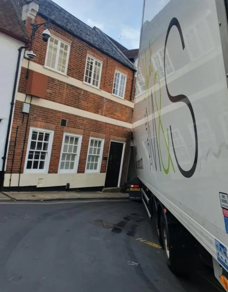 A Trucker Who Blocked Colchester’s City Centre For Hours After Becoming Stuck Should Not Have Even Been Behind The Wheel, It Has Been Revealed