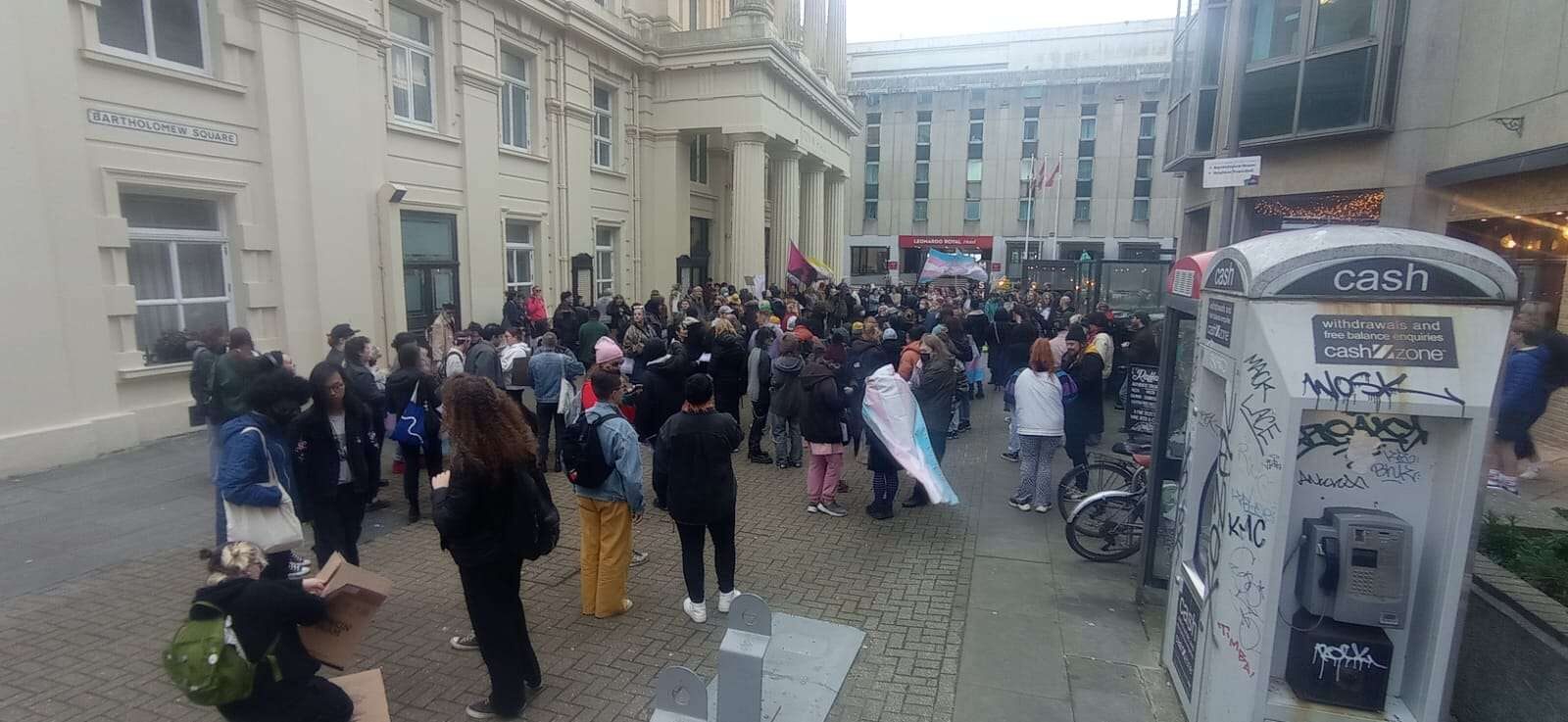 Brighton Protestors Rally Against Proposed Changes To Equalities Act 2010