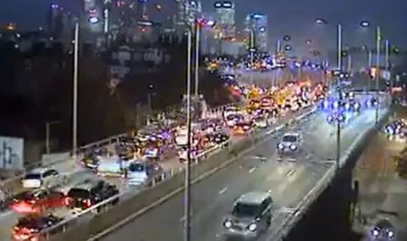 A Biker Was Discovered Injured After Colliding With A Car At The Blackwall Tunnel