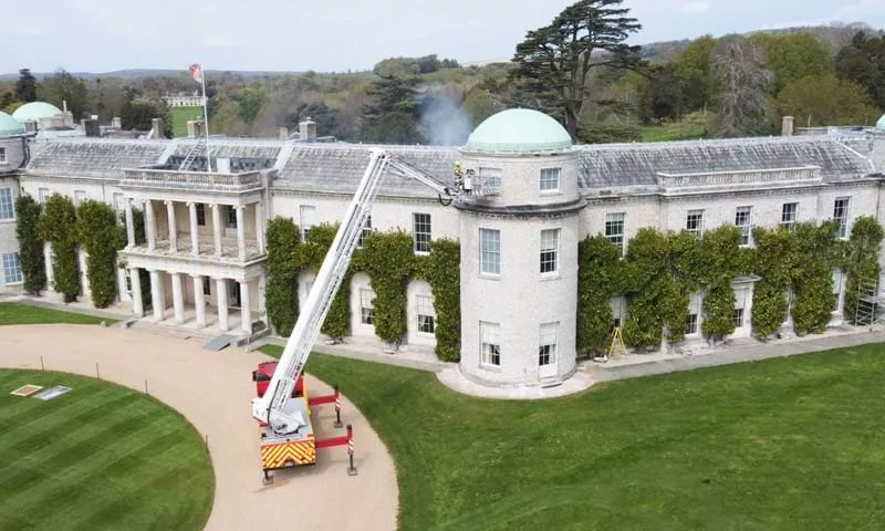 Firefighters Have Completed A Training Exercise At Goodwood House To Test Their Procedures In The Event Of A Major Incident