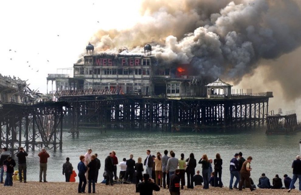 Two Decades On: Remembering The Devastating Fire That Destroyed Brighton's West Pier