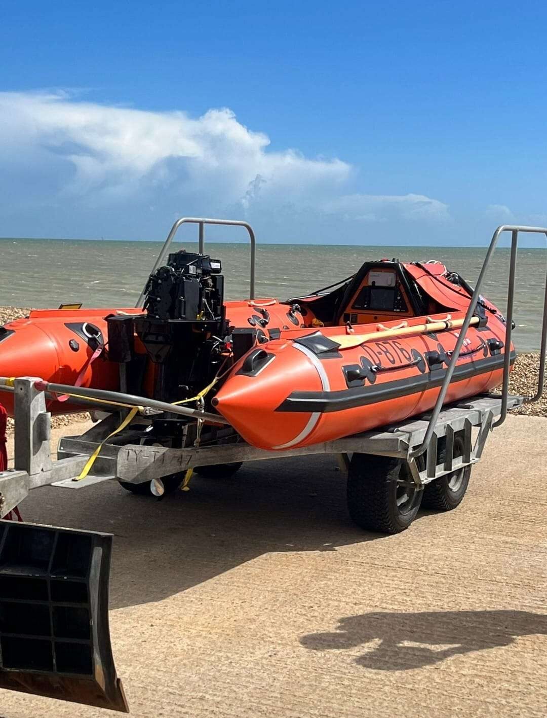 Eastbourne Rnli Welcomes New D Class Inshore Lifeboat, 'the David H' D876
