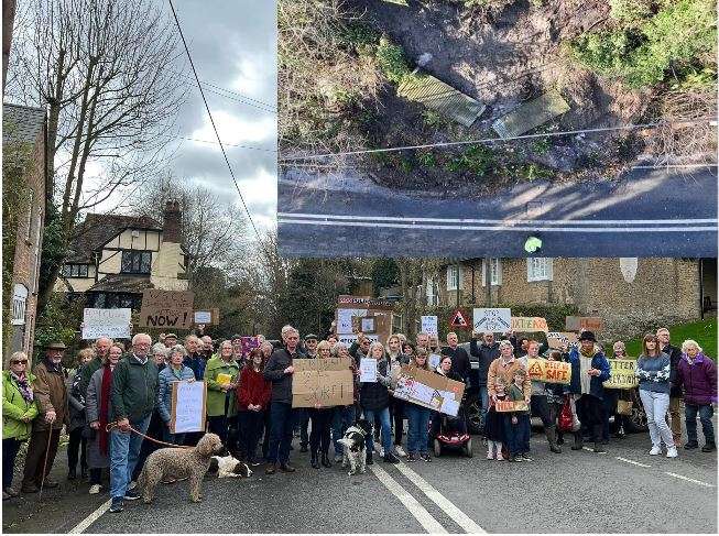 A29 Landslip: West Sussex County Council Plans To Open One Lane Of Road To Traffic