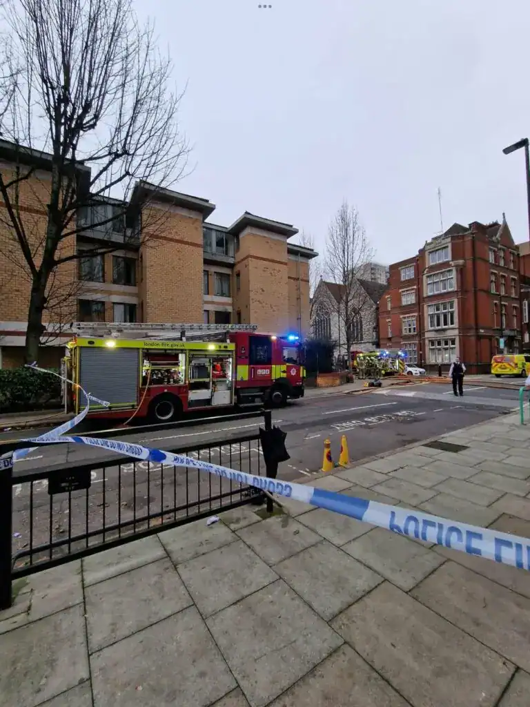 Firefighters Rescued Four People From A Fire At A Residential Nursing Home On Little Albany Street In Regent’s Park