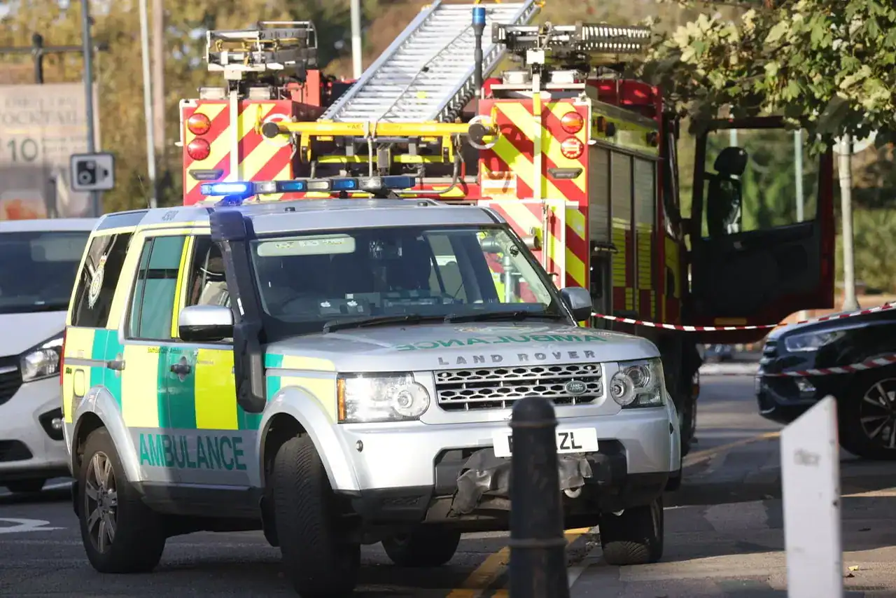 Emergency Crews Called  After  Car Ploughs  Into Care Home In Gillingham