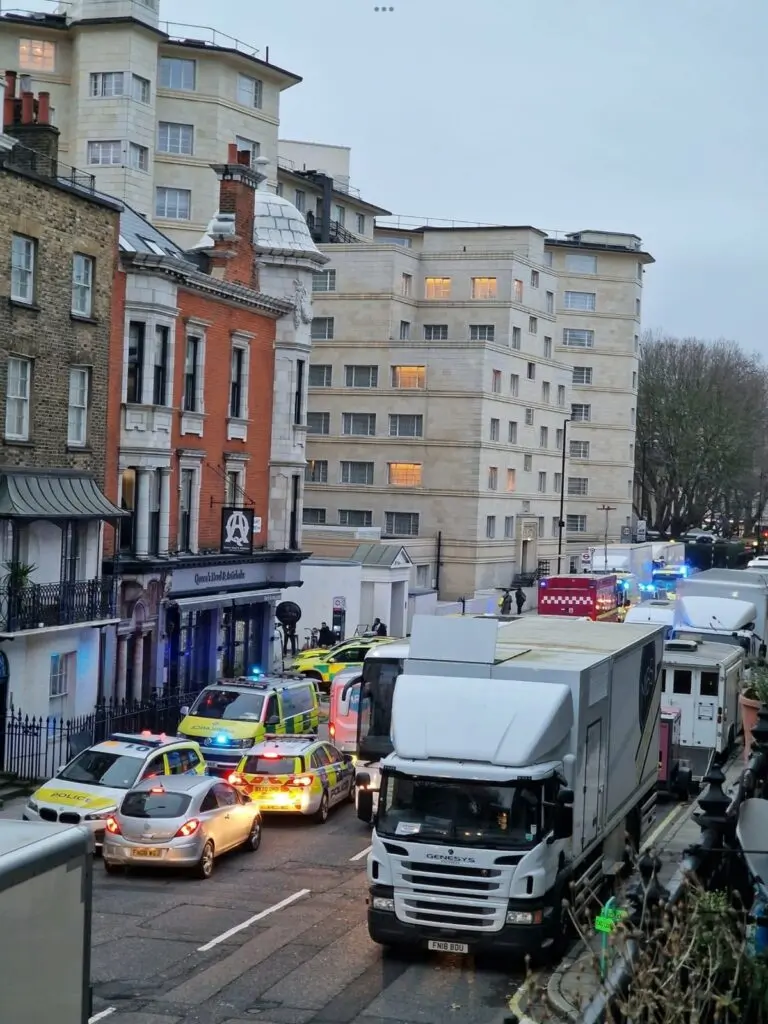 Firefighters Rescued Four People From A Fire At A Residential Nursing Home On Little Albany Street In Regent’s Park