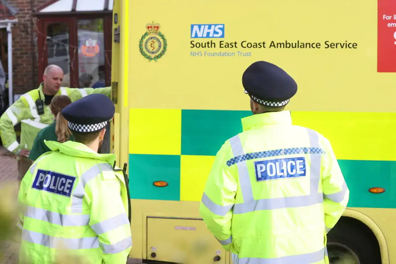 Emergency Crews Called  After  Car Ploughs  Into Care Home In Gillingham