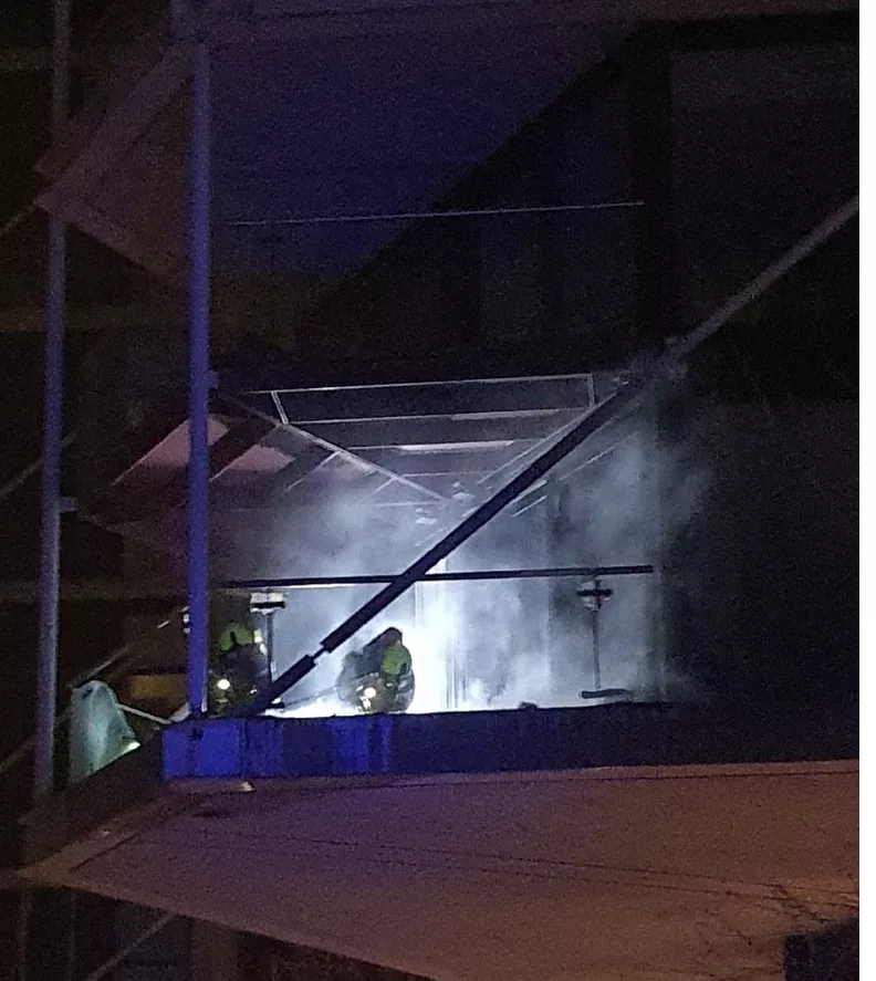 Fire Crews Called To Tackle A Blaze At The Deluxe Waterfront Apartments Riverlight Quay In Battersea