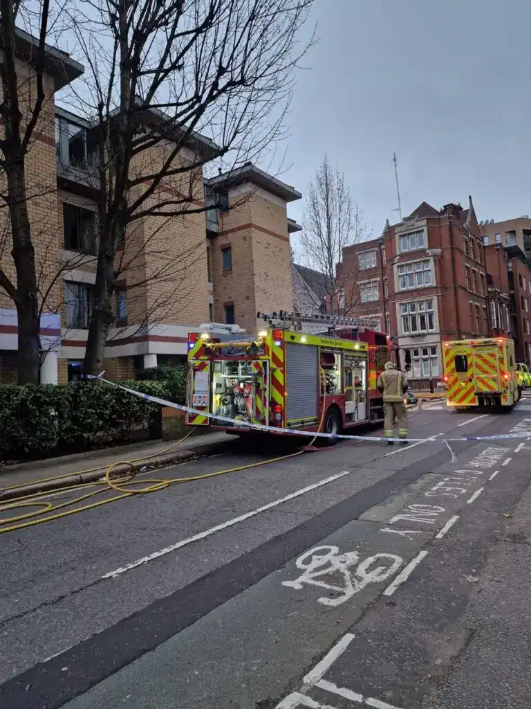 Firefighters Rescued Four People From A Fire At A Residential Nursing Home On Little Albany Street In Regent’s Park