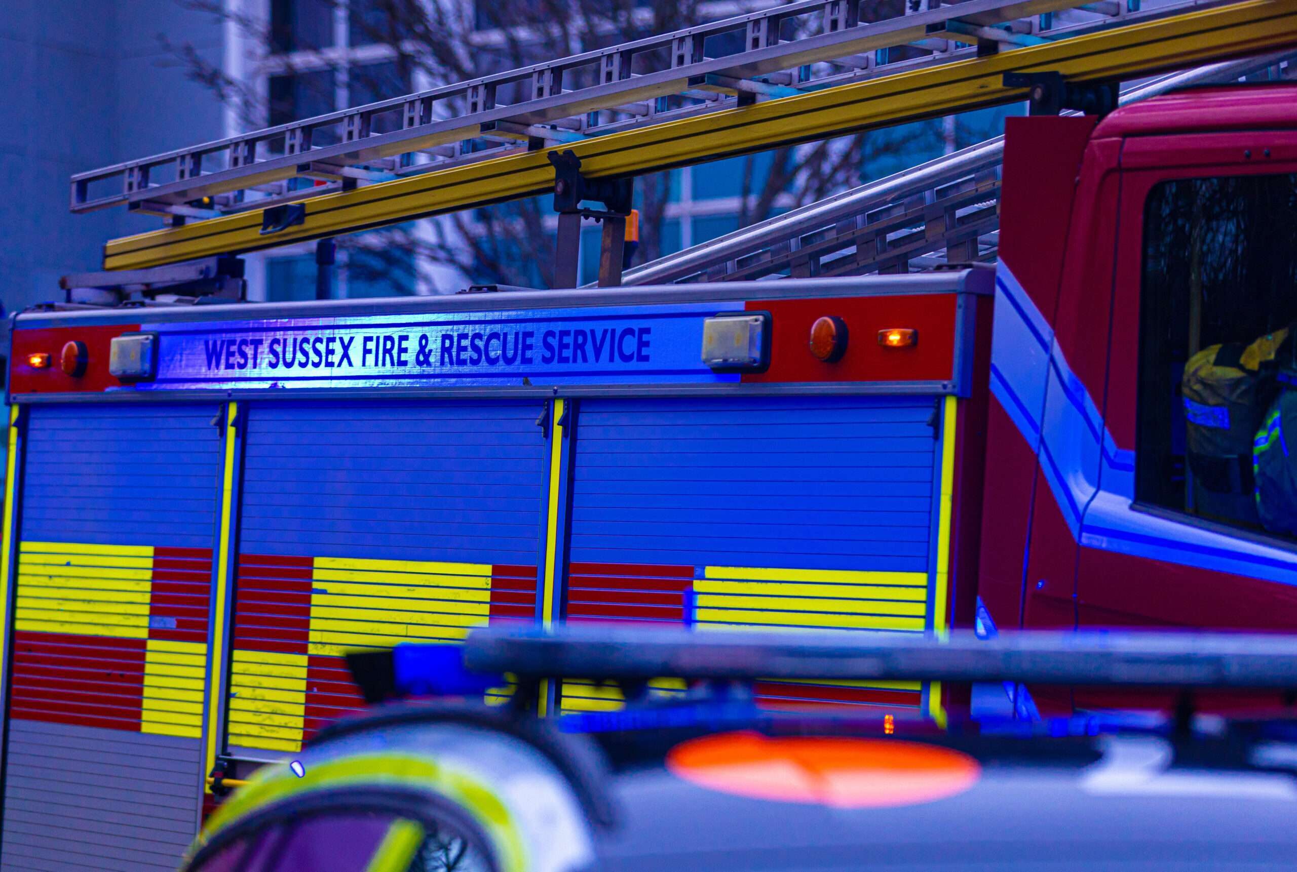 Updated: Fire At Residential Garage In  Haywards Heath - West Sussex Fire Service Responds