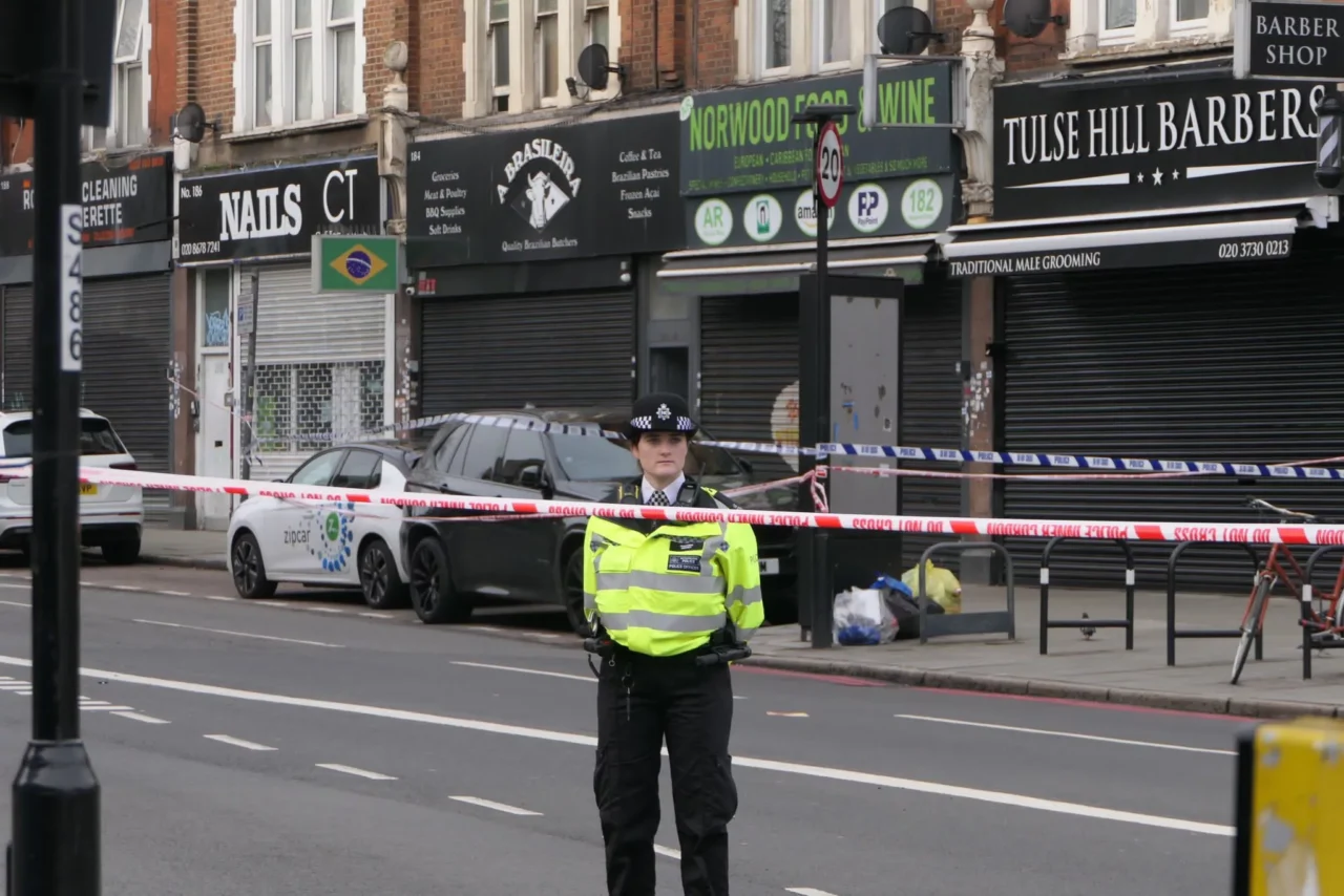 First Pictures From The Ongoing Investigation Following A Fatal Stabbing In Lambeth