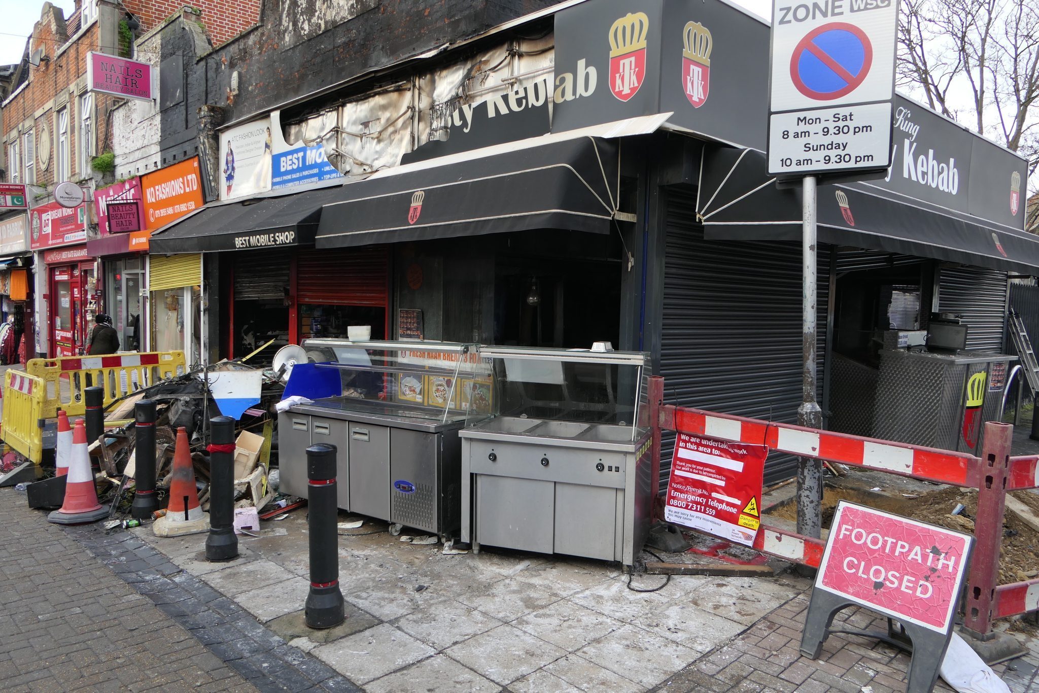 Blaze Rips Through Three Shops In Walthamstow