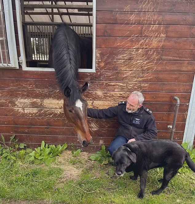 Officers Say Met Police Horse Urbane, Who Suffered Horrific Injuries In An American Bully Park Attack, Is Still A "dog Lover"