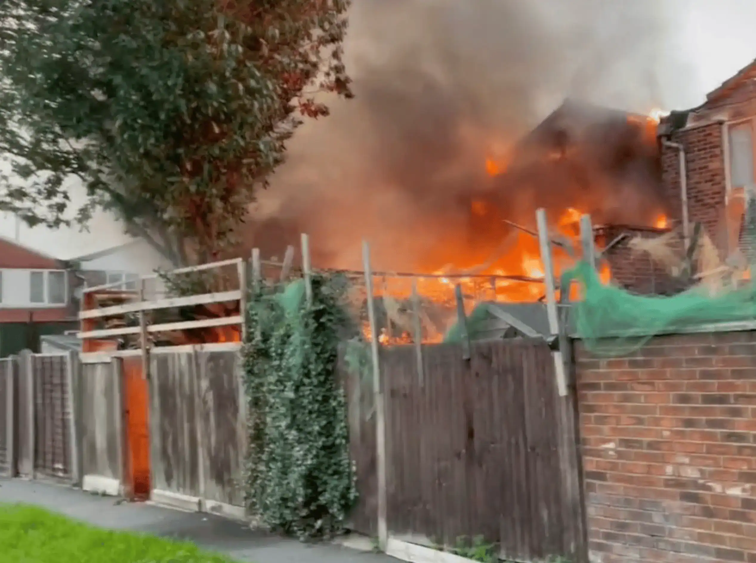 Fire Crews Called To 'significant House Fire' In Brentford After Reports Of An Explosion