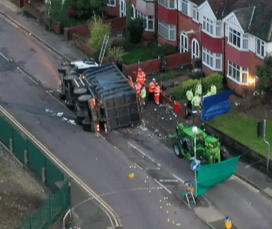Crashed Hgv Has No Current Mot And Was Overdue By Five Months As Witnesses Claim Young Boy Was Driving Moments Before Life Changing Collision In Strood