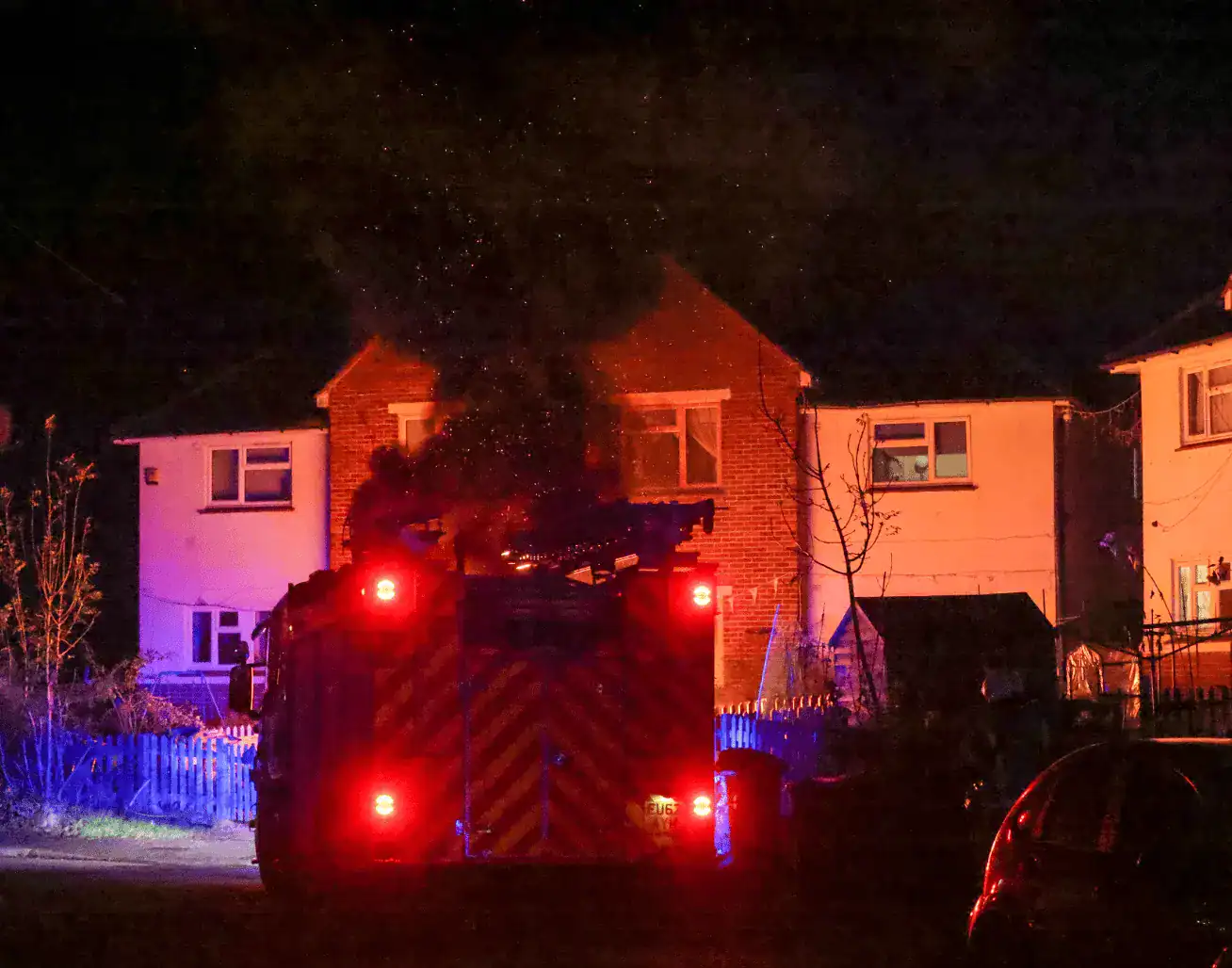 Police Officers Risk Their Own Lives To Rescue Family Trapped In Property By Caravan Blaze In Maidstone