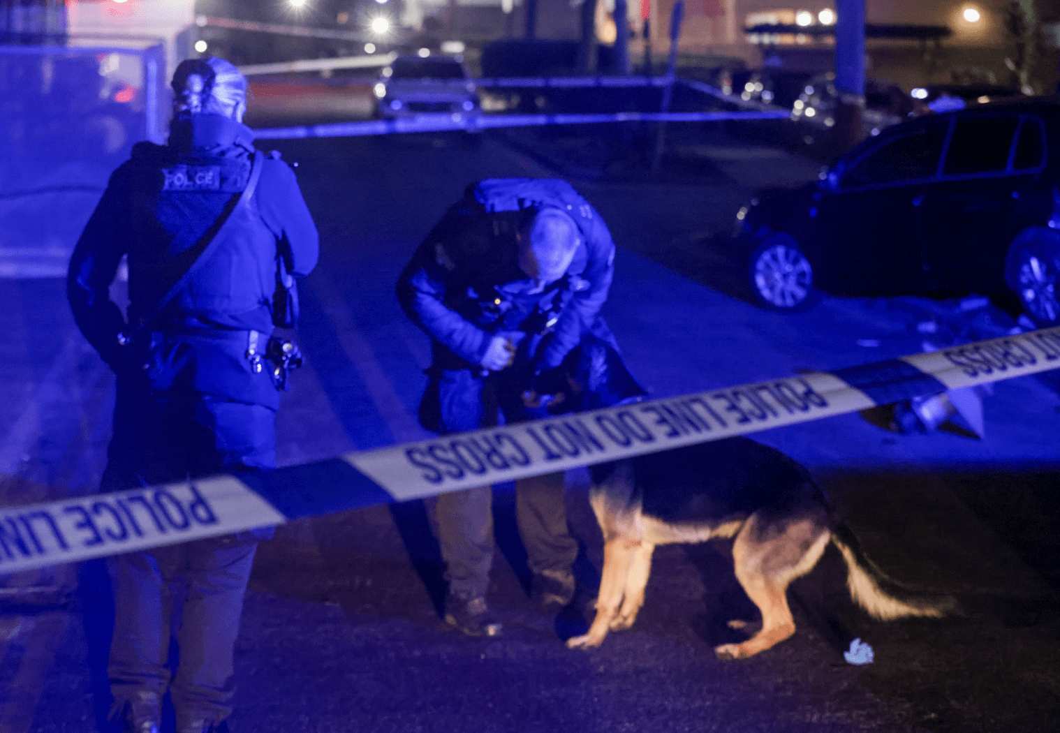 Blackwell Way In East London Thrown Into Lockdown After A Serious Assault And Car Ploughs Into A Lamp Post