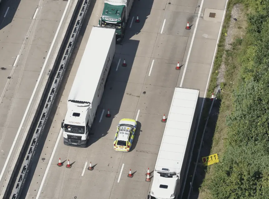 M20 Motorway J8-9 Closing Due To Enhanced Port Security Checks