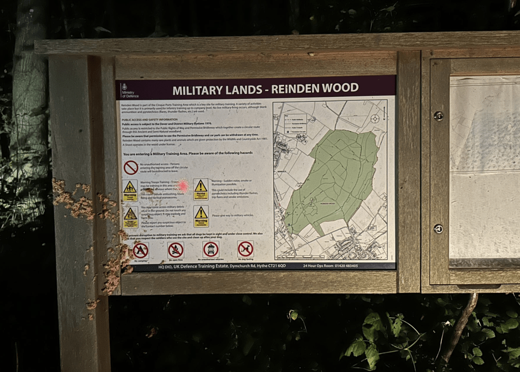 Police Conduct Search In Hawkinge Woods After Reports Of Armed Man