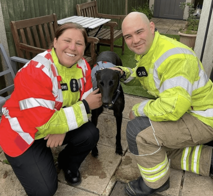 Paw-tchester Firefighters Rescue Two Dogs From Separate Callouts In One Morning