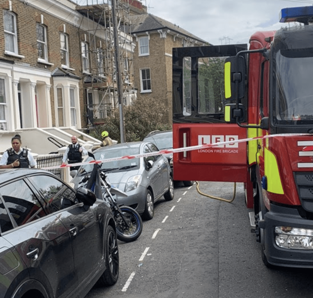Part Of The Lower Ground Floor Of A Three-storey Mid-terraced House Was Damaged By Fire