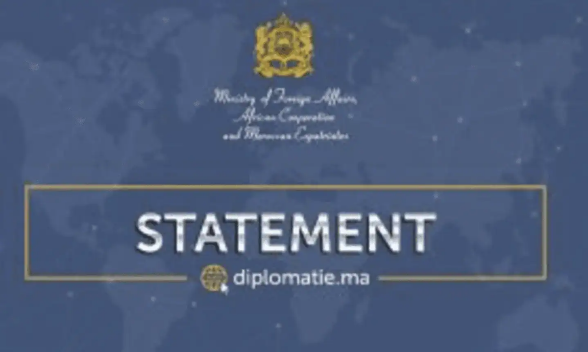 The Kingdom Of Morocco Condemns In The Strongest Terms The Burning Of A Copy Of The Holy Quran In The Danish Capital Of Copenhagen In Front Of The Police