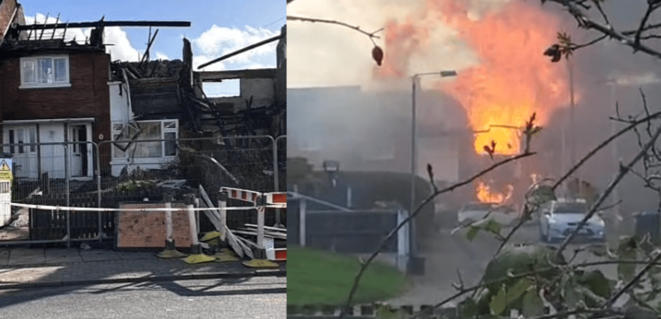 Everyone Inside The Houses Miraculously Survived