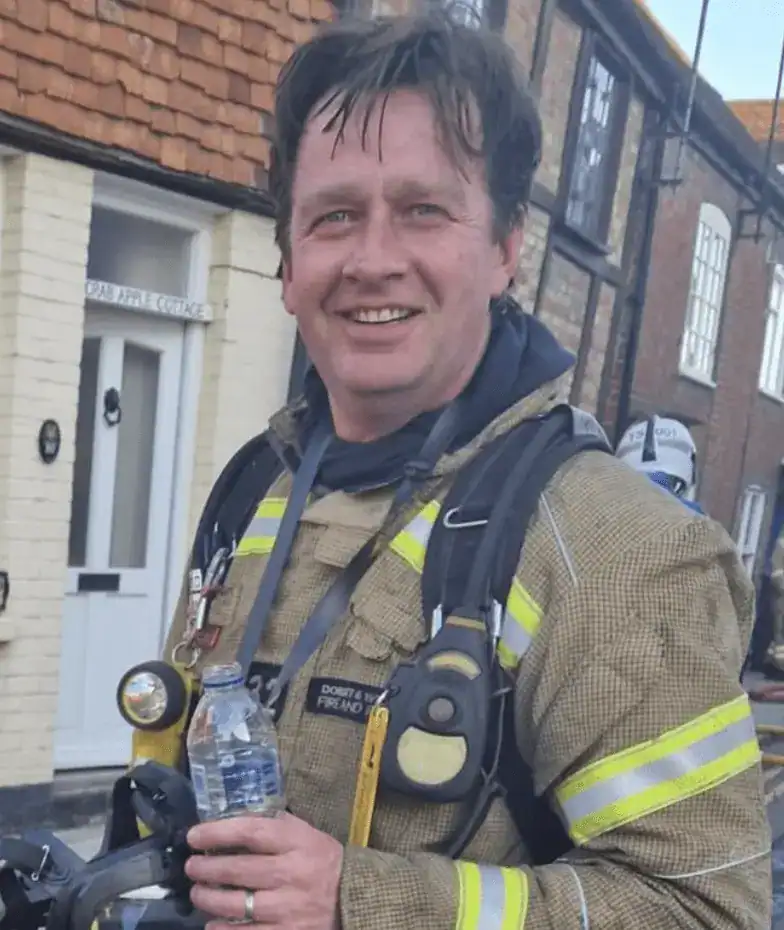 Flags Are Flying At Half-mast Following The Sudden Death Of A Firefighter