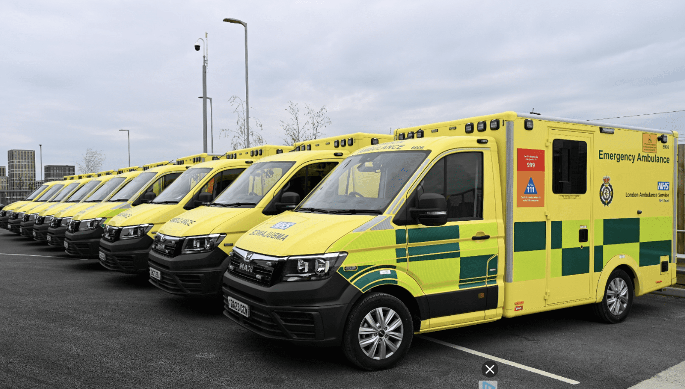 The London Ambulance Service (las) Has Acquired Nine New Ambulances, With More On The Way In The Coming Months