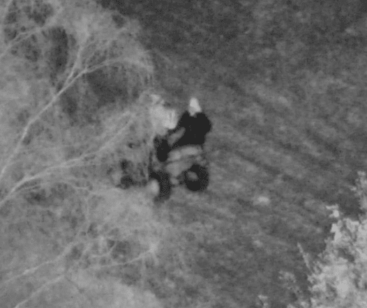 Two Suspected Plant Machinery Thieves Left Empty-handed After They Were Chased Away By A Police Drone