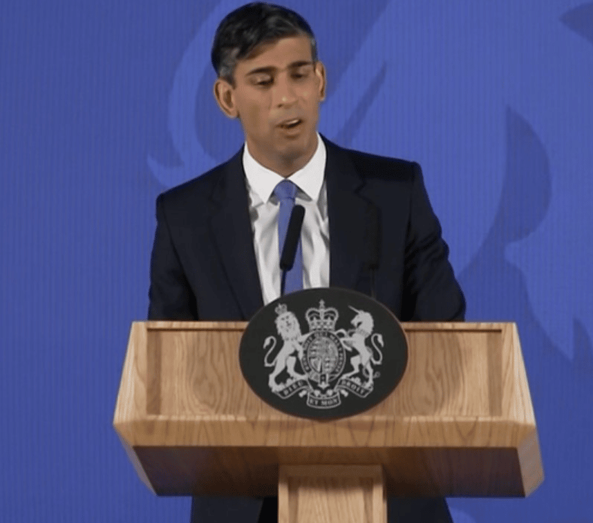 In His First Speech Of 2023, Rishi Sunak Pledged To Halve Inflation And Reduce Nhs Waiting Lists