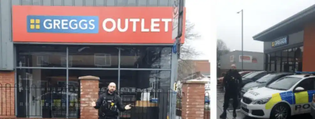 A Wanted Man Who Was Photographed In His Mugshot Wearing A Greggs Jumper Has Been Apprehended A Wanted Man Who Was Photographed In His Mugshot Wearing A Greggs Jumper Has Been Apprehended