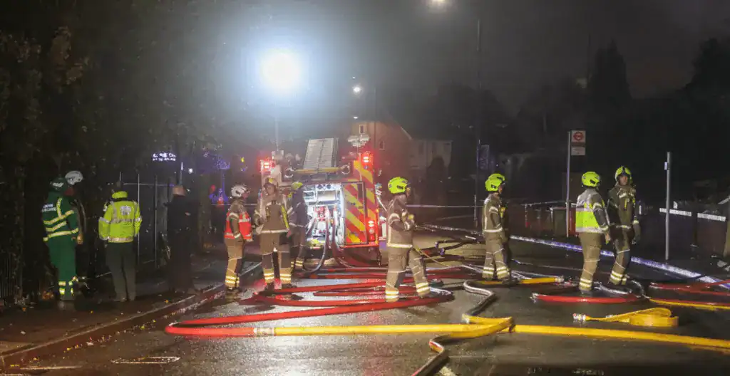 Fire Crews Battle Belvedere Bungalow Blaze Following Reports Of An Explosion