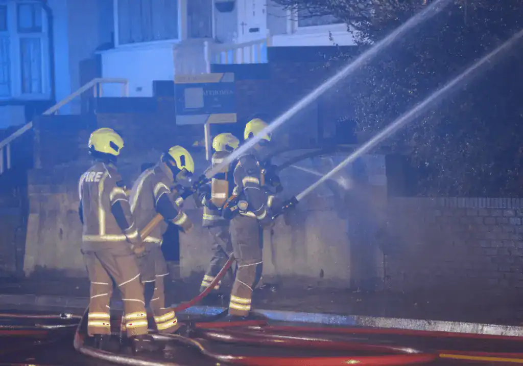 Fire Crews Battle Belvedere Bungalow Blaze Following Reports Of An Explosion
