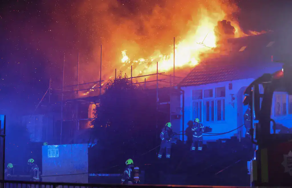 Fire Crews Battle Belvedere Bungalow Blaze Following Reports Of An Explosion