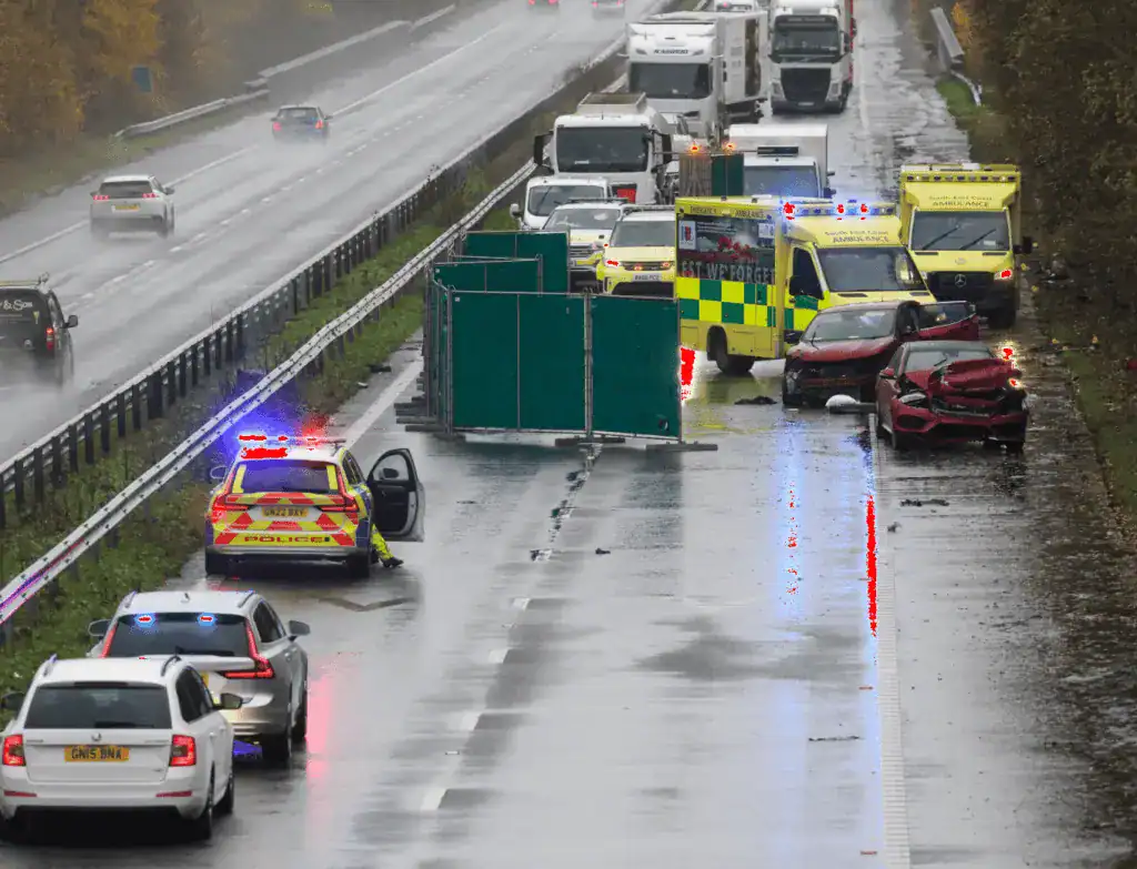 A Fatal Collision Investigation Has Been Launched By Kent Police After Foul Weather Claimed One Person's Life Following The Serious Two-vehicle Collision On The M2 On Sunday Morning